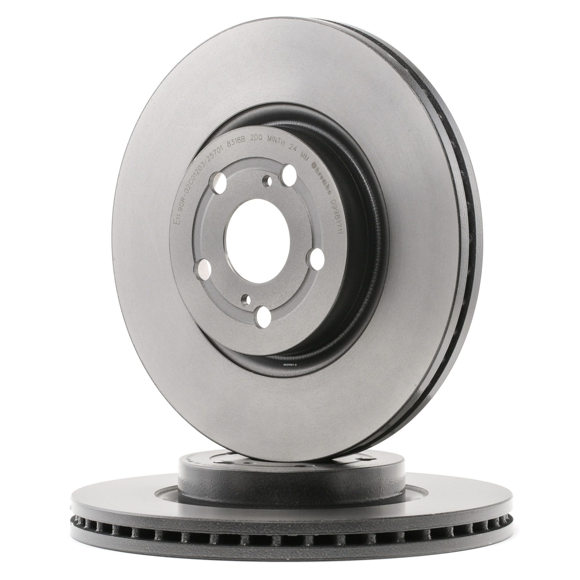 BREMBO Jarrulevyt TOYOTA 09.9817.11 4351205050,4351205070,4351205110 Jarrulevy 43512YZZAB