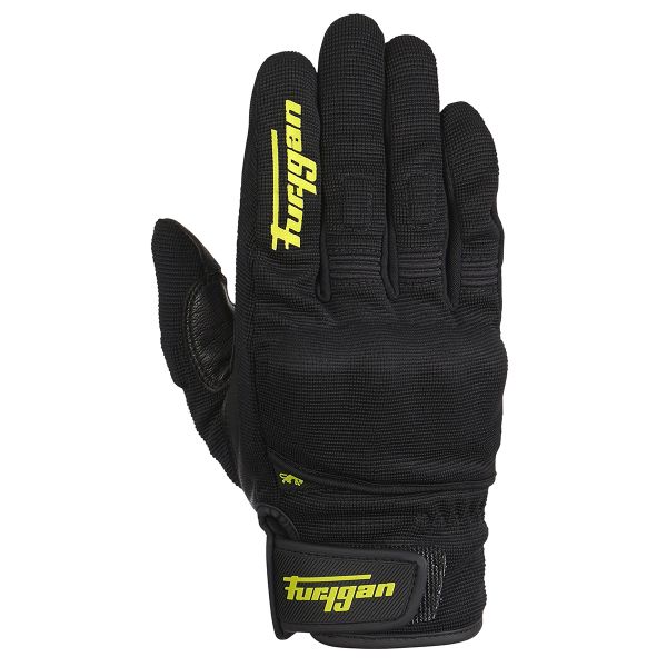 Furygan Jet D3O Black Fluo Yellow L