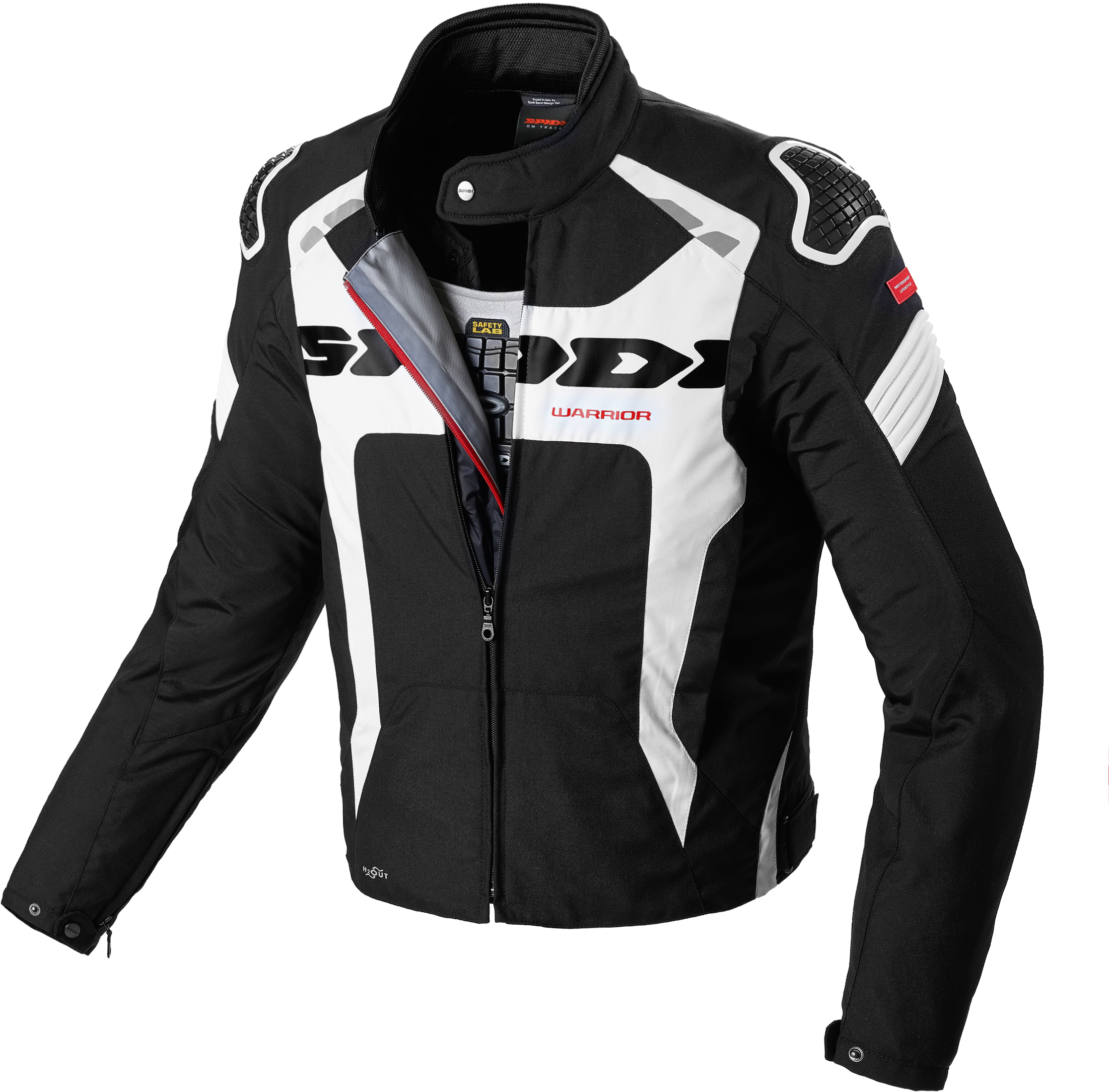 Spidi Warrior H2Out Black White XL