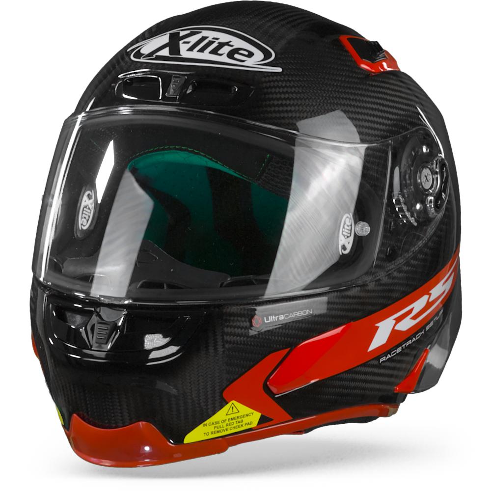 X-Lite X-803 RS Ultra Carbon Hot Lap 13 Carbon Black Red S