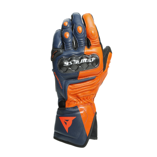 Dainese Carbon 3 Long Black Iris Flame Orange Fluo Red M
