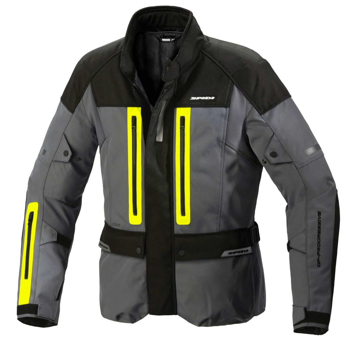 Spidi Traveler 3 Black Yellow Fluo Motorcycle Jacket M