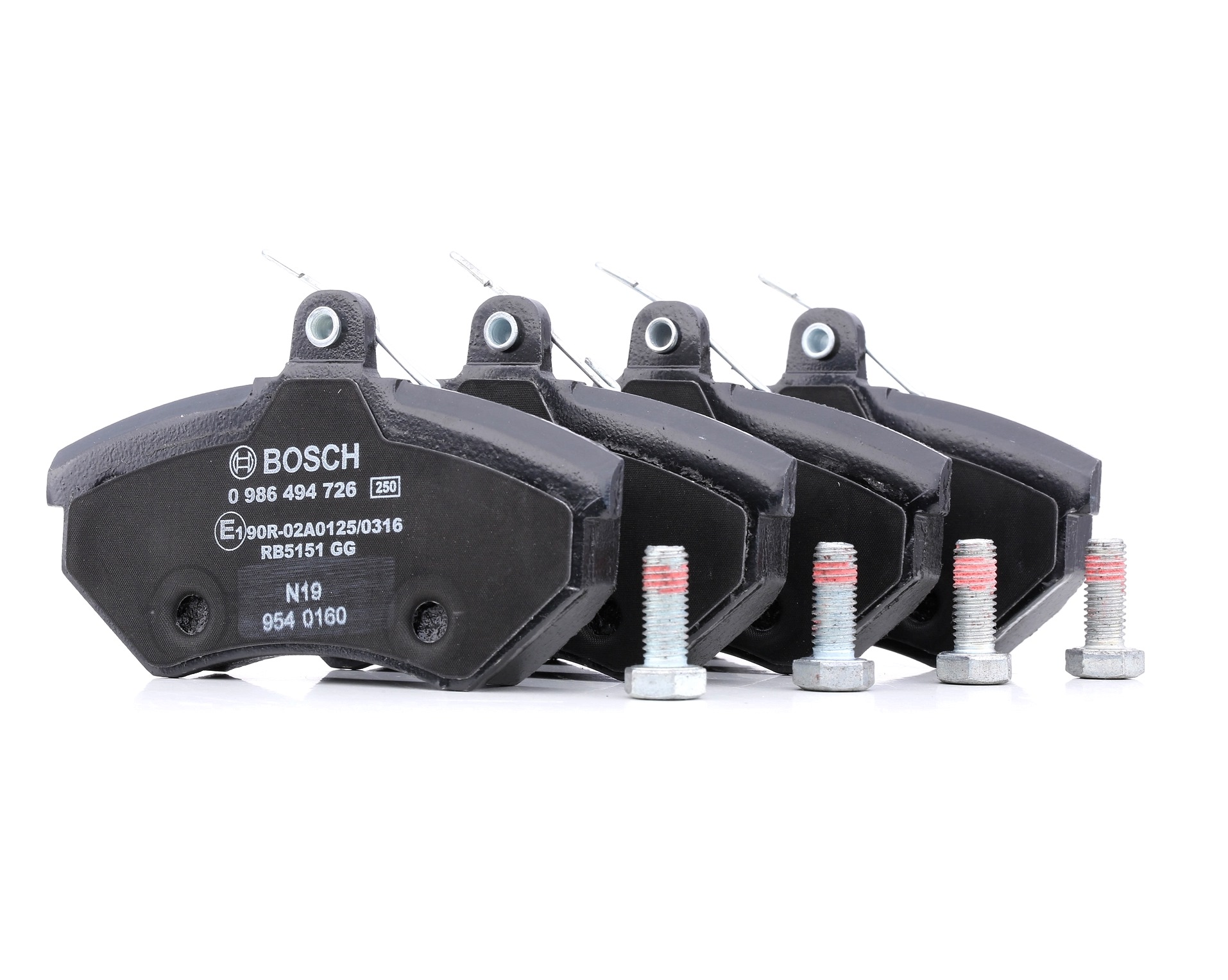 BOSCH Jarrupalat VW,SEAT 0 986 494 726 A113501080,357698151B,8A0698151C Jarrupalasarja,Jarrupala, Levyjarru