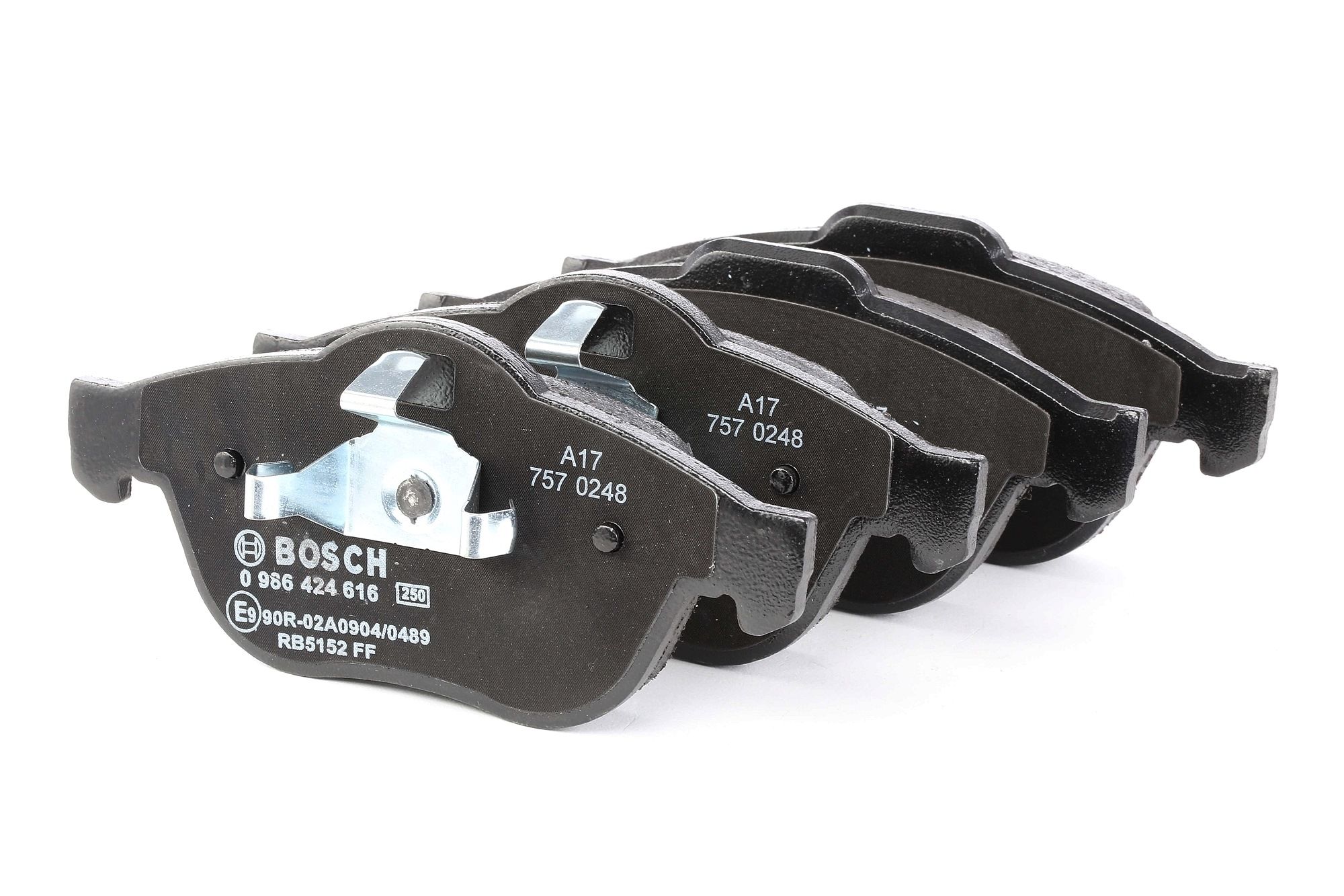 BOSCH Jarrupalat RENAULT 0 986 424 616 410607716R,7701206747,7701207615 Jarrupalasarja,Jarrupala, Levyjarru 7701207977,7701209810,7702207615