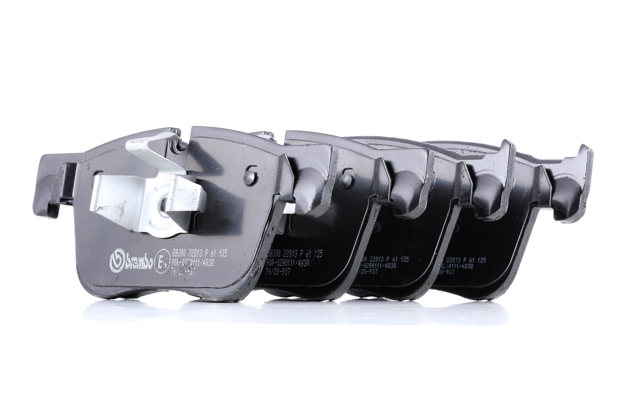 BREMBO Jarrupalat OPEL,PEUGEOT,CITROËN P 61 135 1623162380,1636925480,1667817080 Jarrupalasarja,Jarrupala, Levyjarru 93487177,95525370,1623162380