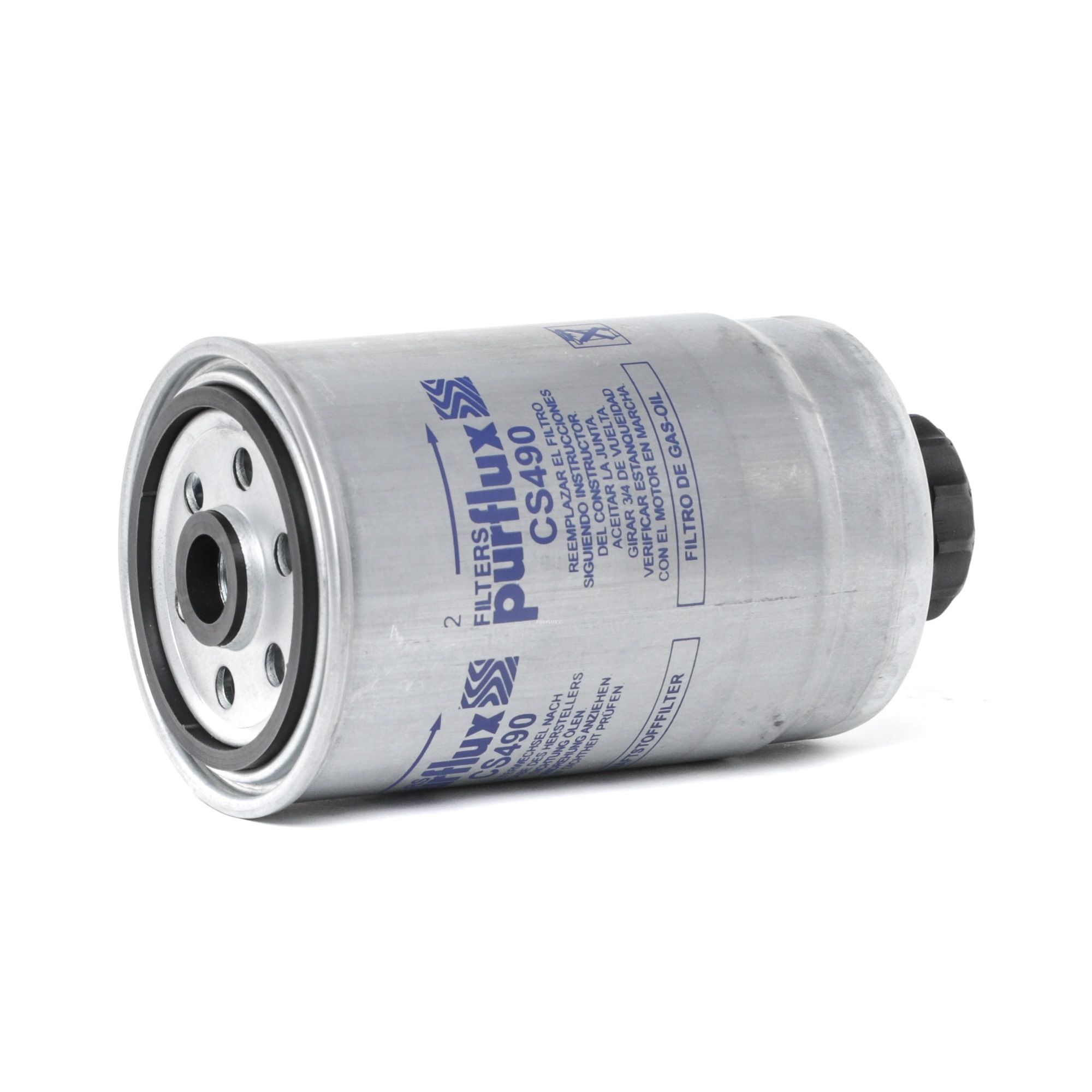PURFLUX Polttoainesuodatin FIAT,PEUGEOT,CITROËN CS490 XD9047E,XD9233E,04721303AA 68057228AA,68105665AA,1332381080,1337724080,46797378,46807036,190662