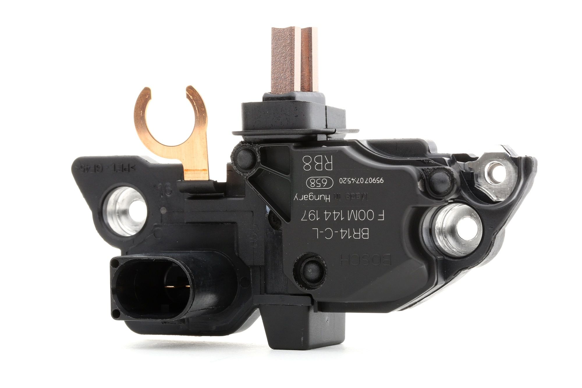 BOSCH Laturin Jännitteensäädin VW,AUDI,SKODA F 00M 144 197 07K903803 Laturin Säädin,Jänniteensäädin