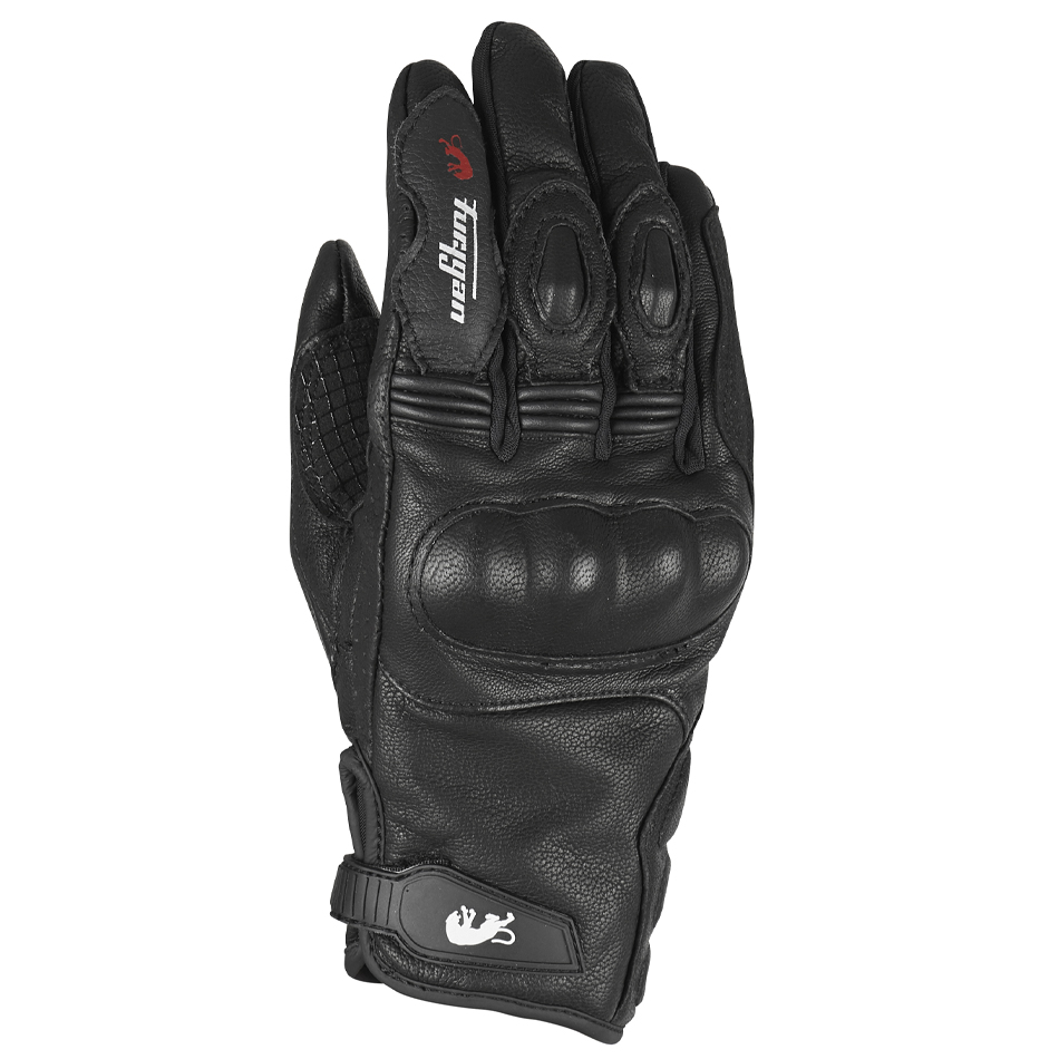 Furygan TD21 Vented Black Motorcycle Gloves 2XL