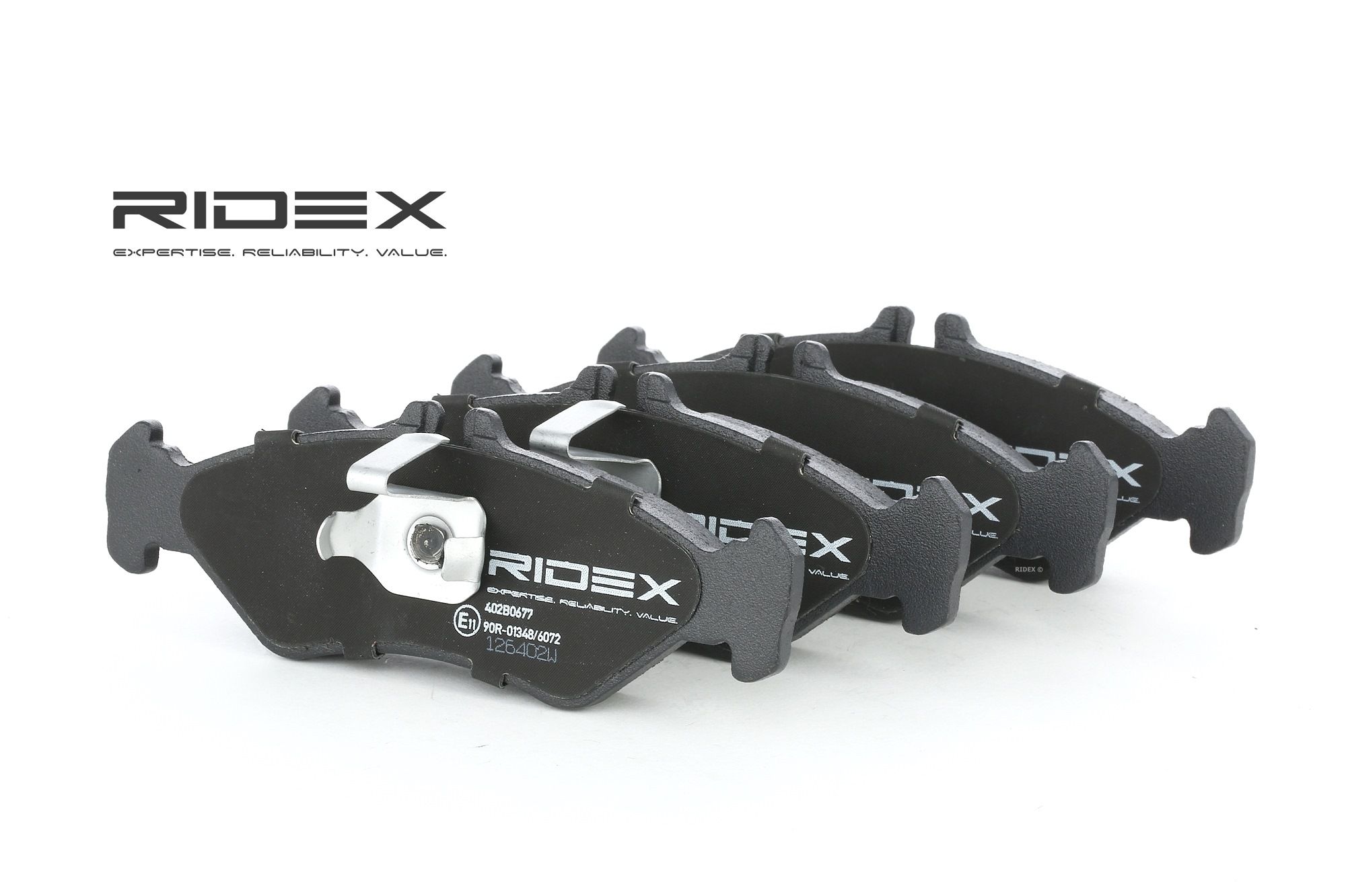 RIDEX Jarrupalat VW,MERCEDES-BENZ 402B0677 1502031,0024203820,0024205620 Jarrupalasarja,Jarrupala, Levyjarru 0024206920,0034206420,0044205620