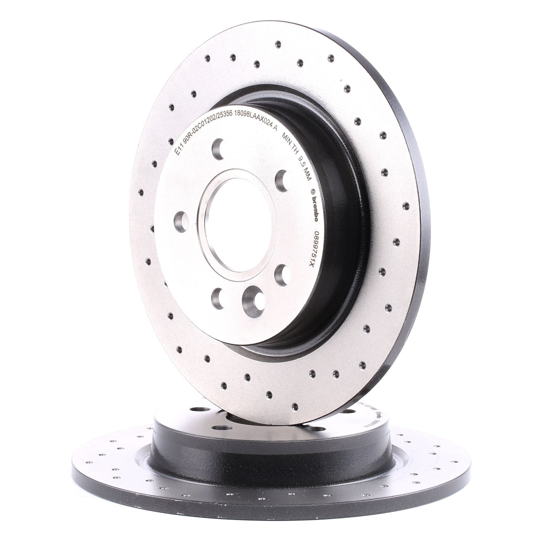 BREMBO Jarrulevyt FORD,VOLVO 08.9975.1X 1223566,1223568,1253962 Jarrulevy 1253963,1323551,1373361,1469081,1500156,2025944,3M512A315E1D,3M512A315EA