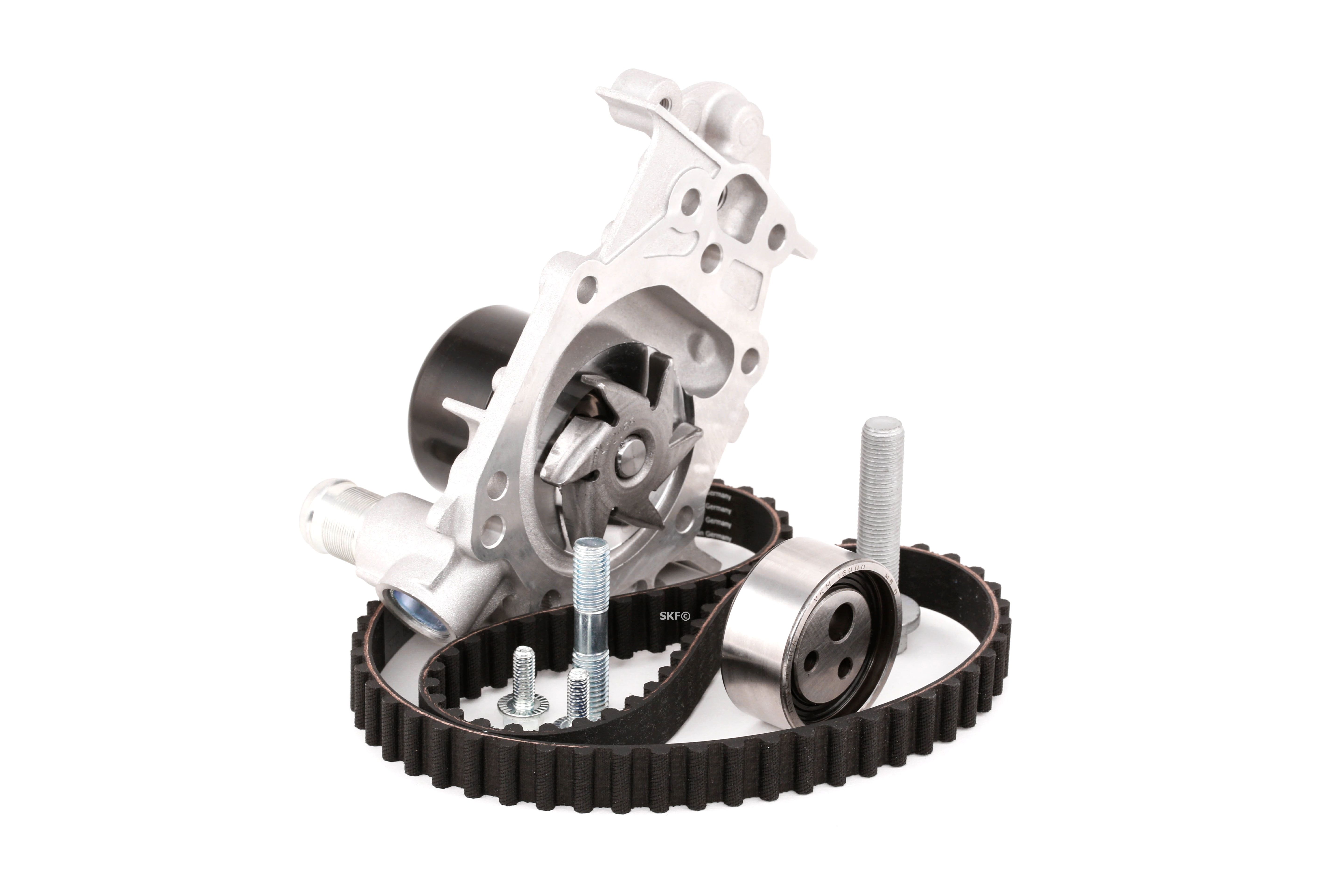 SKF Vesipumppu + Jakohihnasarja RENAULT VKMC 06010 1230900Q0D,1307700QAD,1680600QAM 1680600QAN,1680600QBF,7701472726,210103314R,7700102047,7700106241