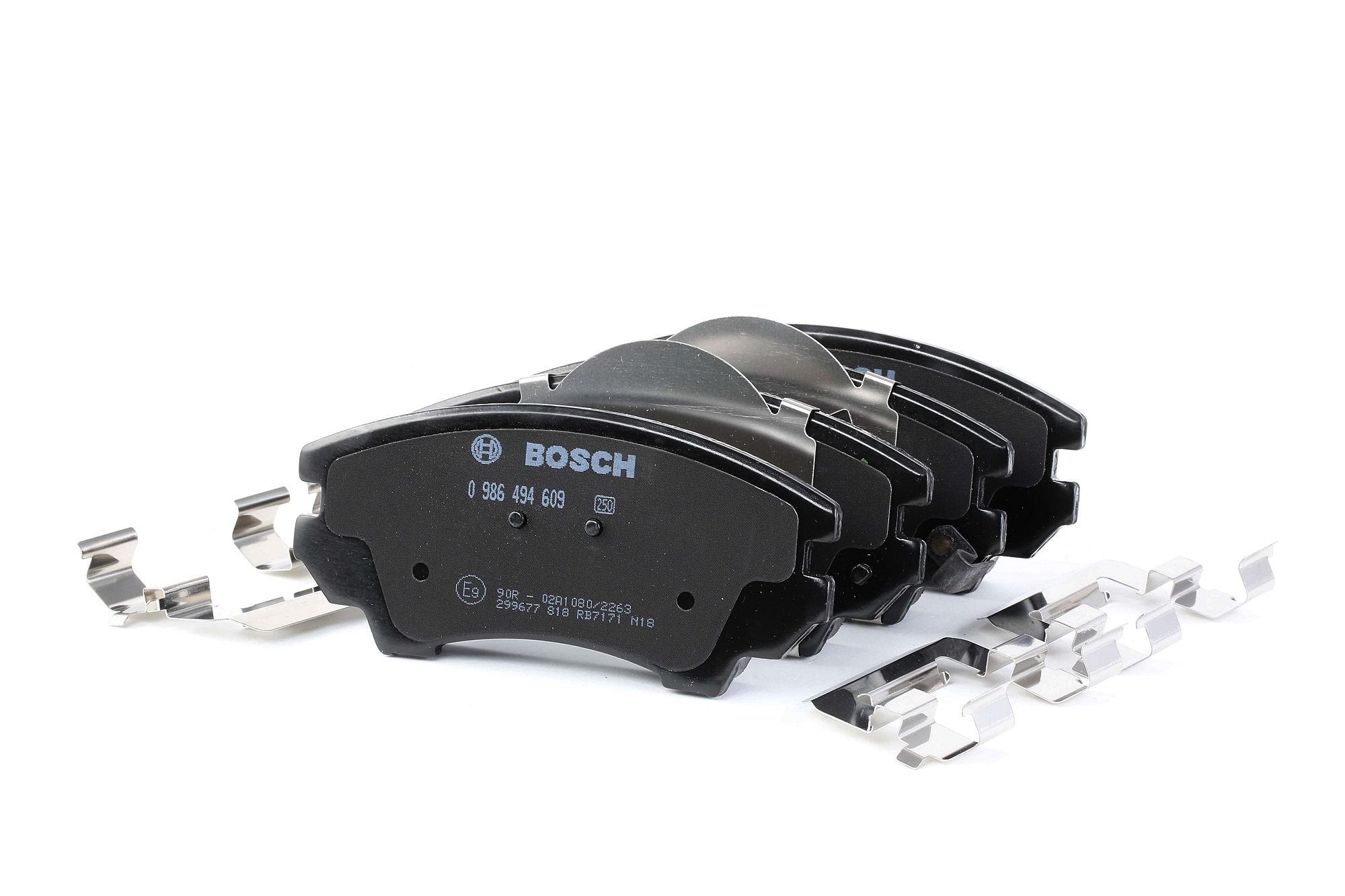 BOSCH Jarrupalat OPEL,CHEVROLET,SAAB 0 986 494 609 13237751,1605232,1605434 Jarrupalasarja,Jarrupala, Levyjarru 22959104,95514526,95520061,13237751