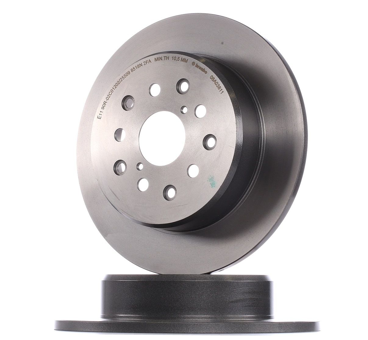 BREMBO Jarrulevyt TOYOTA,LEXUS 08.A038.11 4243130260,4243153010,4243153011 Jarrulevy