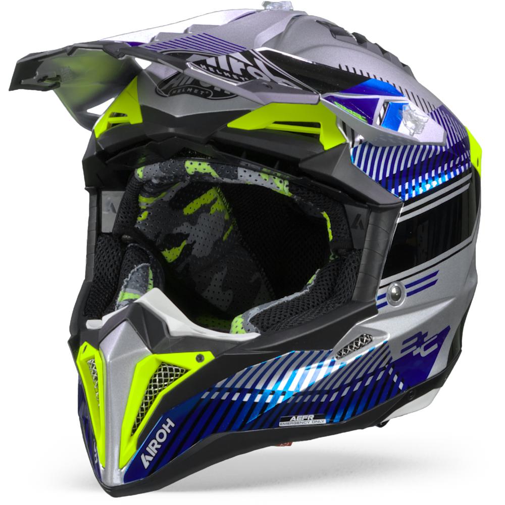 Airoh Aviator 3 Wave Silver Grey S