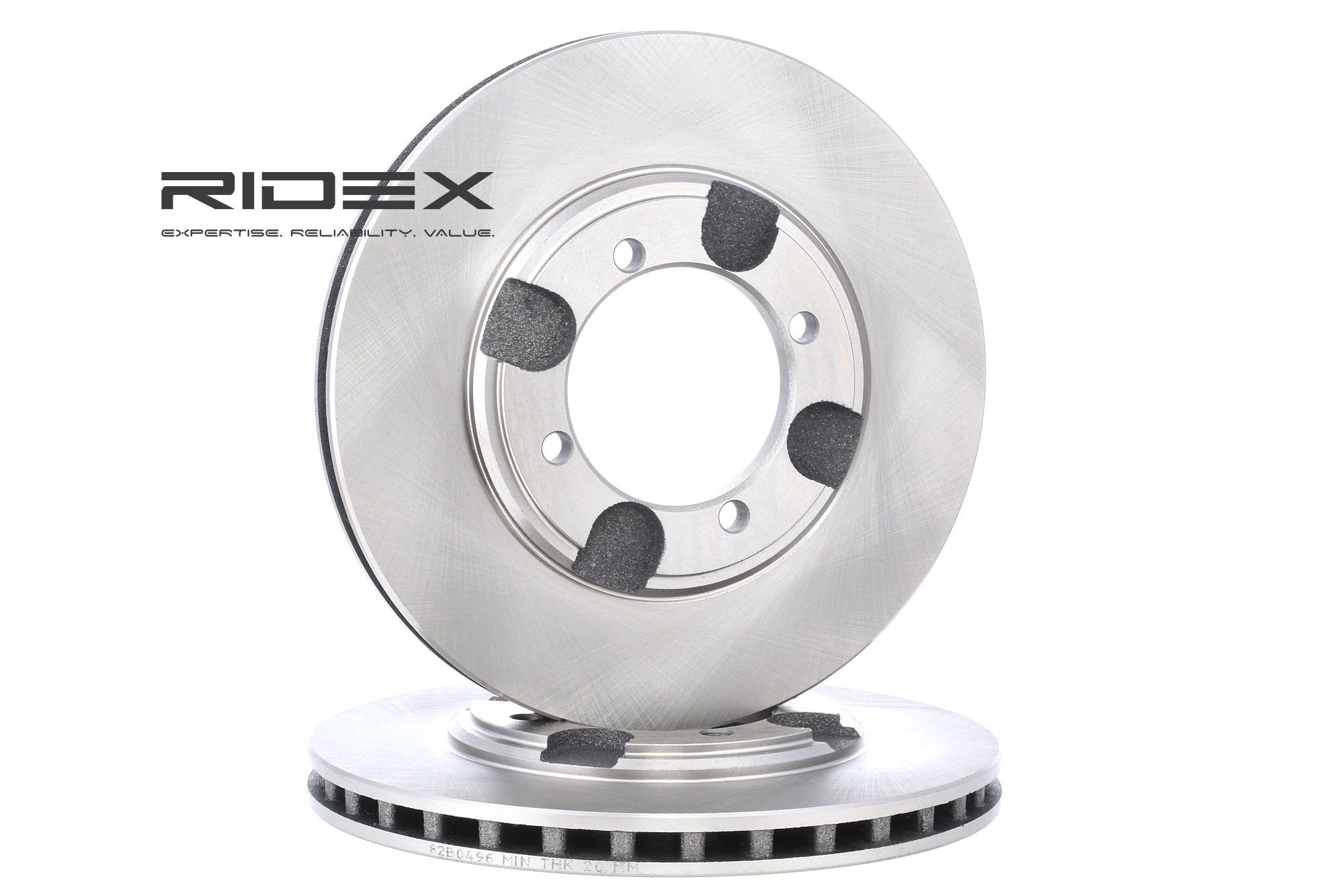 RIDEX Jarrulevyt HYUNDAI 82B0496 5171228300 Jarrulevy