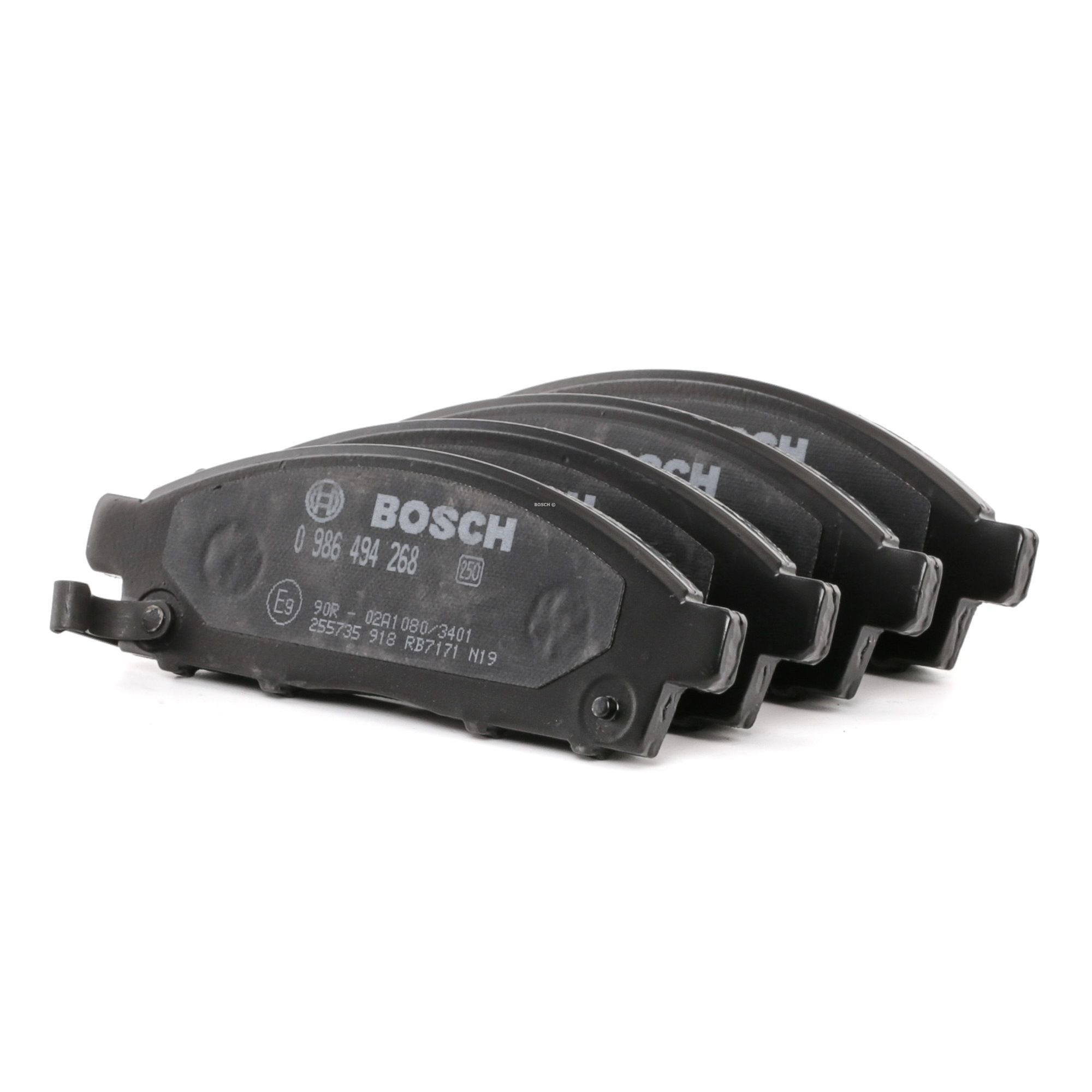BOSCH Jarrupalat MITSUBISHI 0 986 494 268 4605A198,4605A284,4605A284T Jarrupalasarja,Jarrupala, Levyjarru 4605A623,4605B158,MZ690356