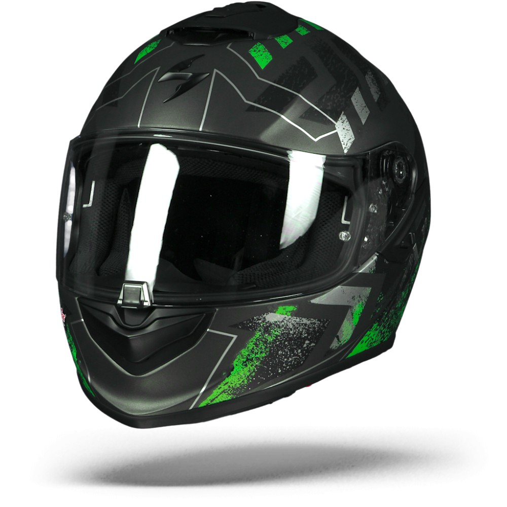Scorpion EXO-1400 Air Picta Matt Silver Green 2XL