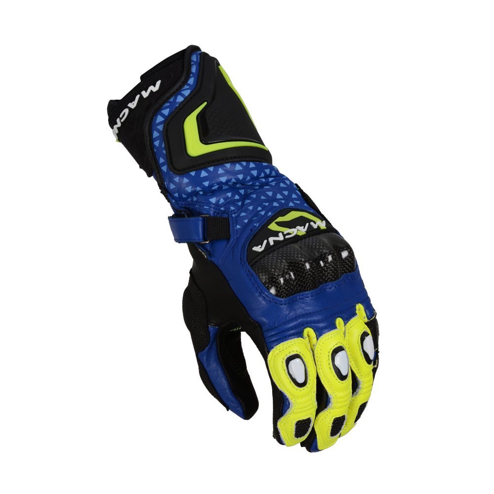 Macna Track R Blue Black Fluo Yellow M