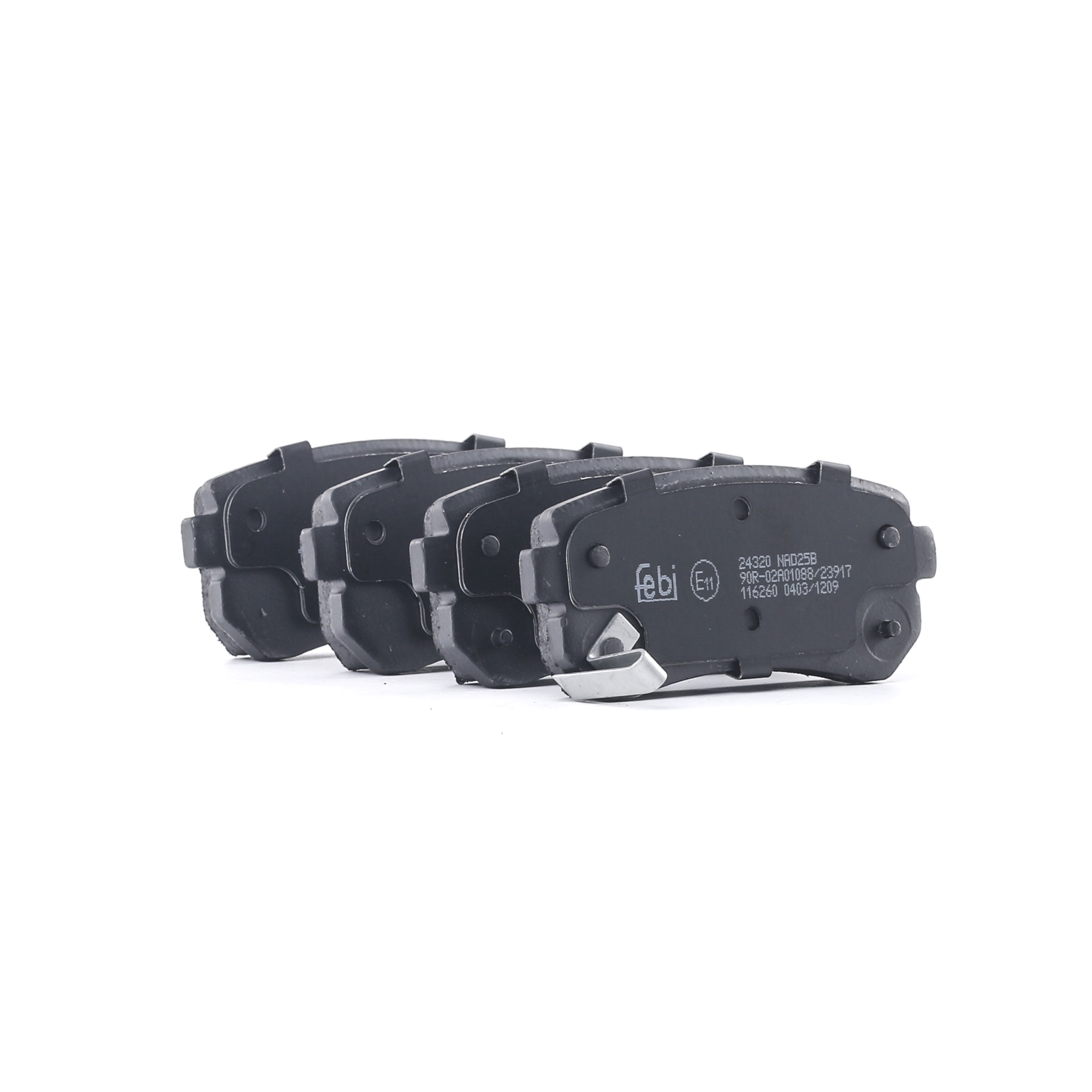 FEBI BILSTEIN Jarrupalat HYUNDAI,KIA 116260 583020ZA00,583021GA00,583021GA00SK1 Jarrupalasarja,Jarrupala, Levyjarru 583021HA00,583021HA10,583021JA30
