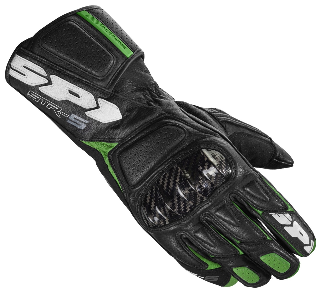 Spidi STR-5 Black Kawasaki Green L