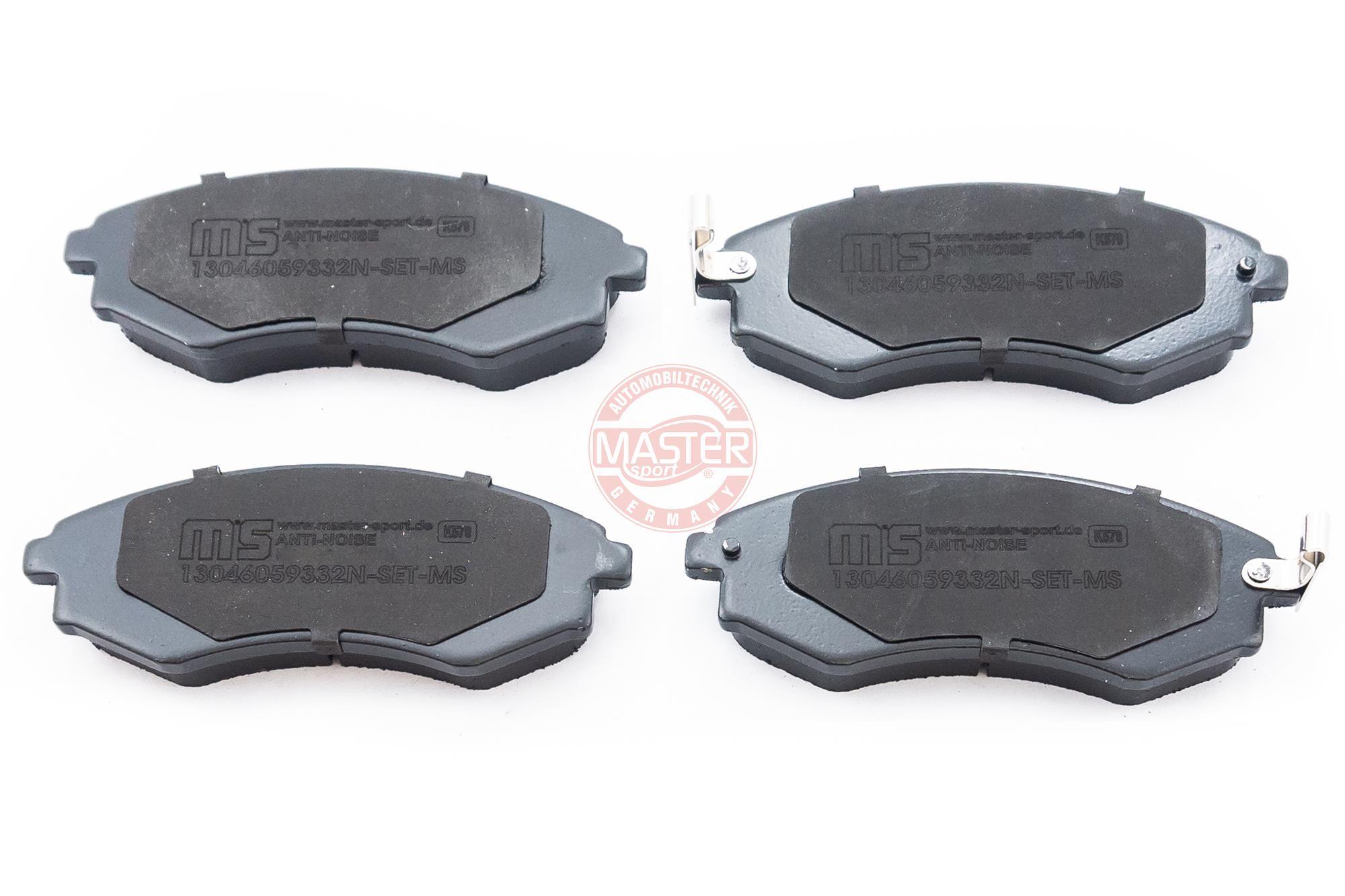 MASTER-SPORT Jarrupalat HYUNDAI,NISSAN,KIA 13046059332N-SET-MS 5810117A00,5810128A00,5810129A00 Jarrupalasarja,Jarrupala, Levyjarru 5810129A10