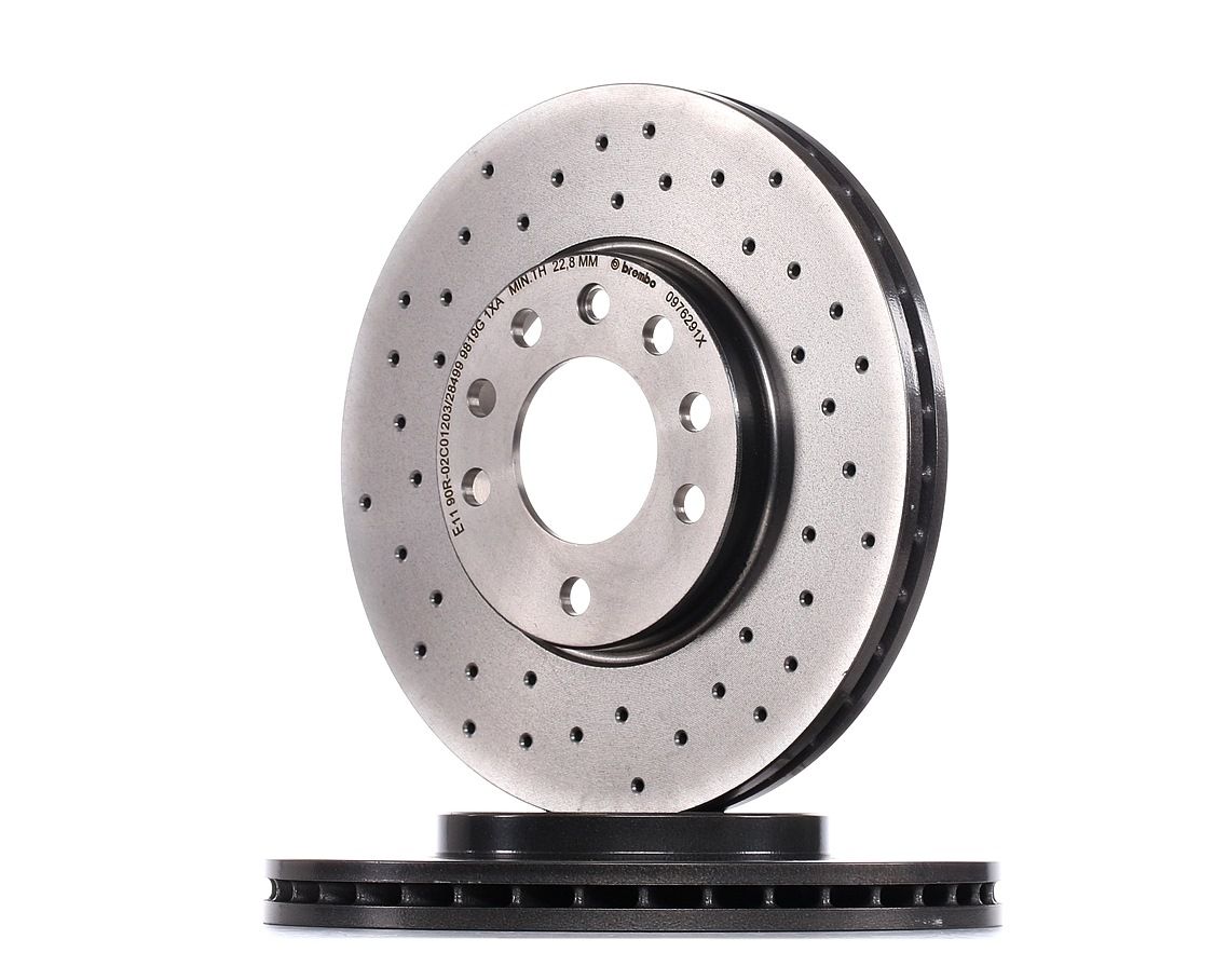BREMBO Jarrulevyt OPEL,CHEVROLET,VAUXHALL 09.7629.1X 569060,569066,9117678 Jarrulevy 95526655,90539466,9117678,93197592,95526655