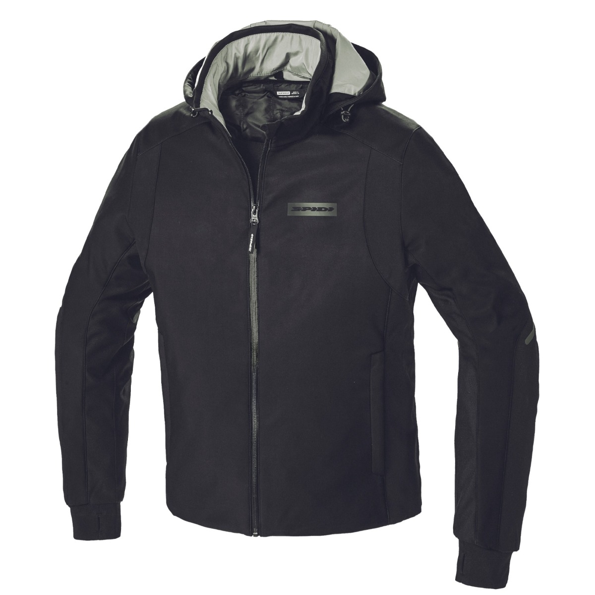 Spidi Hoodie Armor H2Out Black Motorcycle 2XL