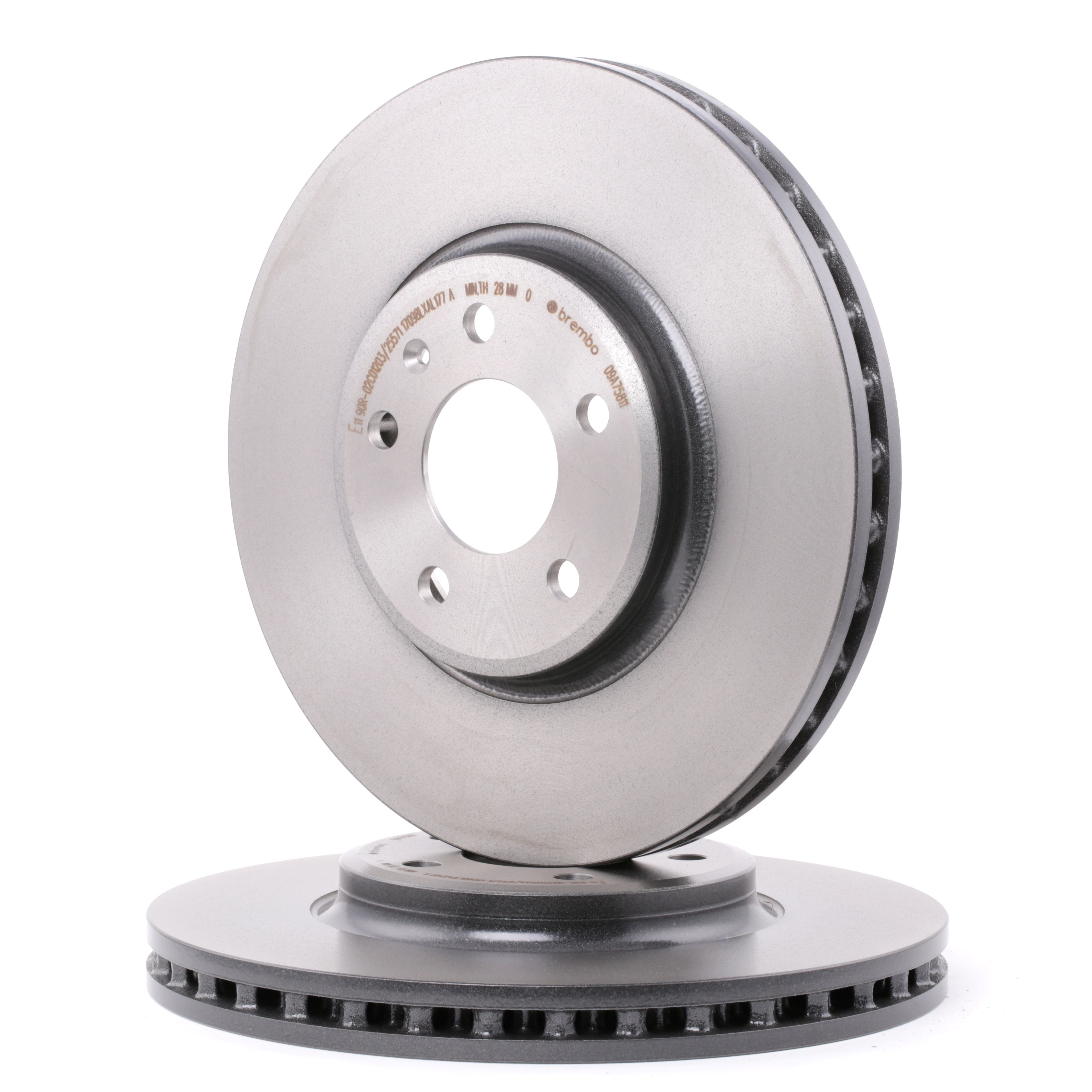 BREMBO Jarrulevyt AUDI 09.A758.11 8K0615301A Jarrulevy
