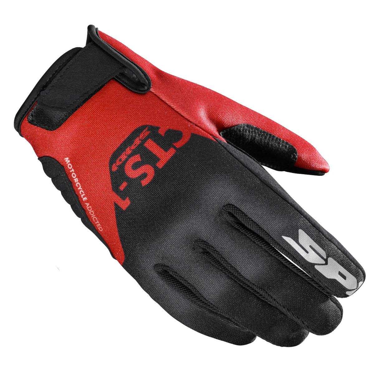 Spidi CTS-1 Lady Black Red Motorcycle Gloves XL