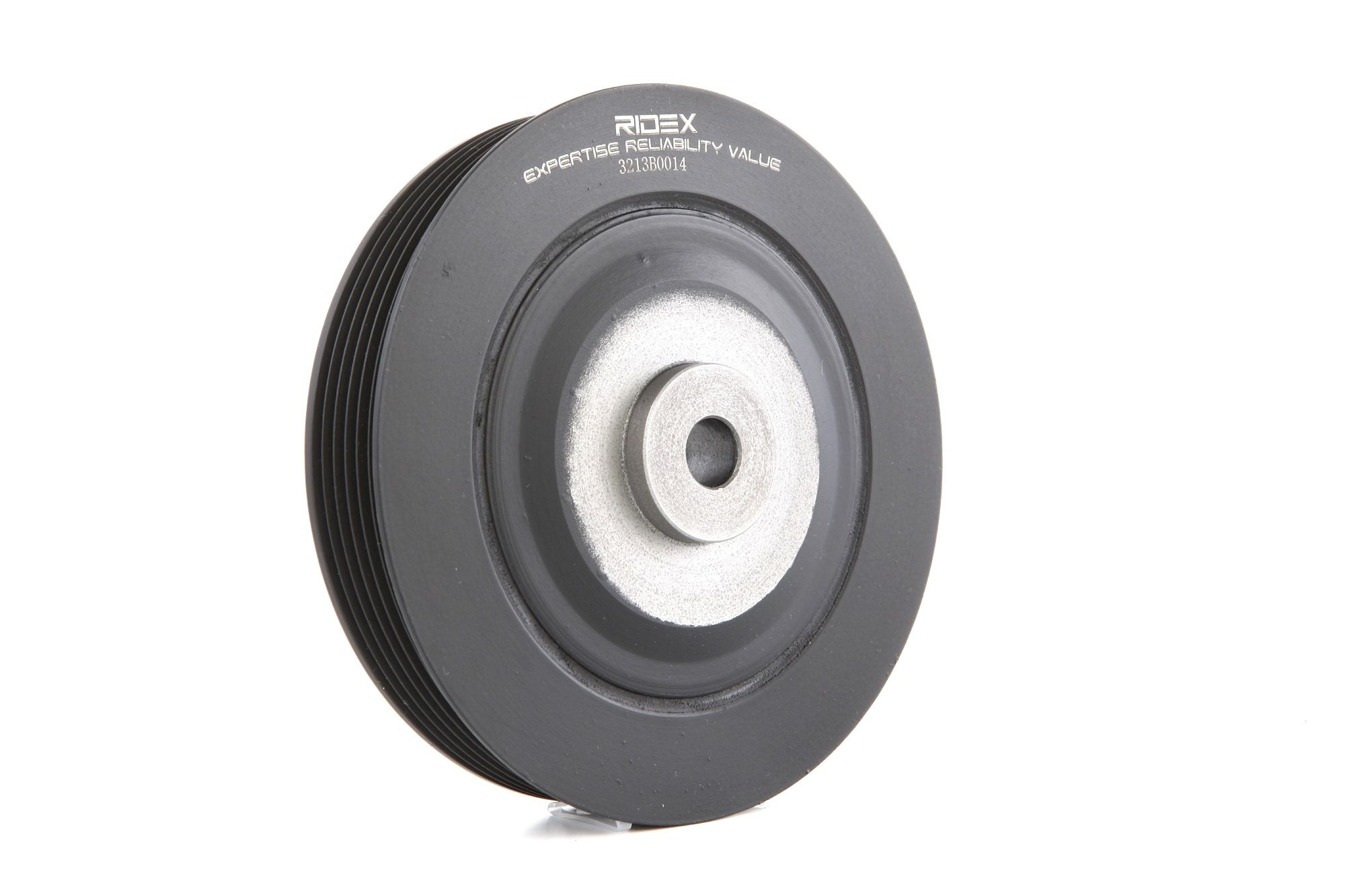 RIDEX Kampiakselin Hihnapyörä OPEL,RENAULT,NISSAN 3213B0014 1230300Q1N,1230300QAN,7700112999 Hihnapyörä, Kampiakseli 7700724249,7700864763,8200386445