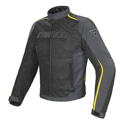 Dainese Hydra Flux D-Dry Black Dark Gull Gray Yellow Fluo 50