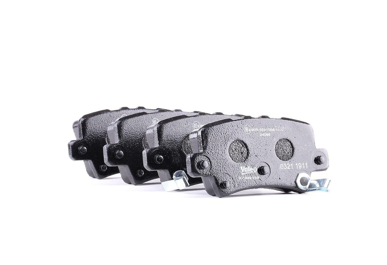 VALEO Jarrupalat HONDA 301849 43022SMGE00,43022SMGE01,43022SMGE02 Jarrupalasarja,Jarrupala, Levyjarru 43022SMGE03