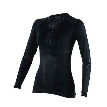Dainese D-Core Dry Tee LS Lady Black Anthracite