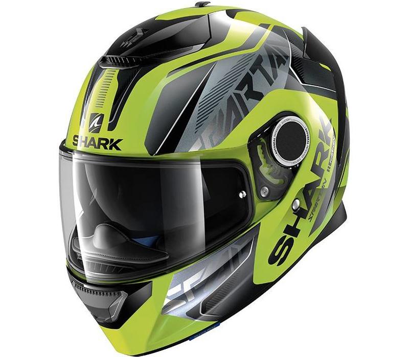 Shark Spartan 1.2 Karken HV YKK Yellow Black Black 2XL