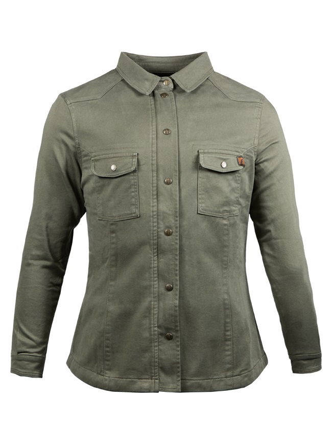 John Doe Motoshirt Lady Olive XTM S