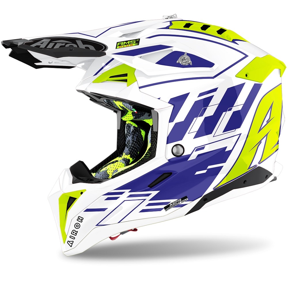 Airoh Aviator 3 Rampage Blue Graphic 2XL
