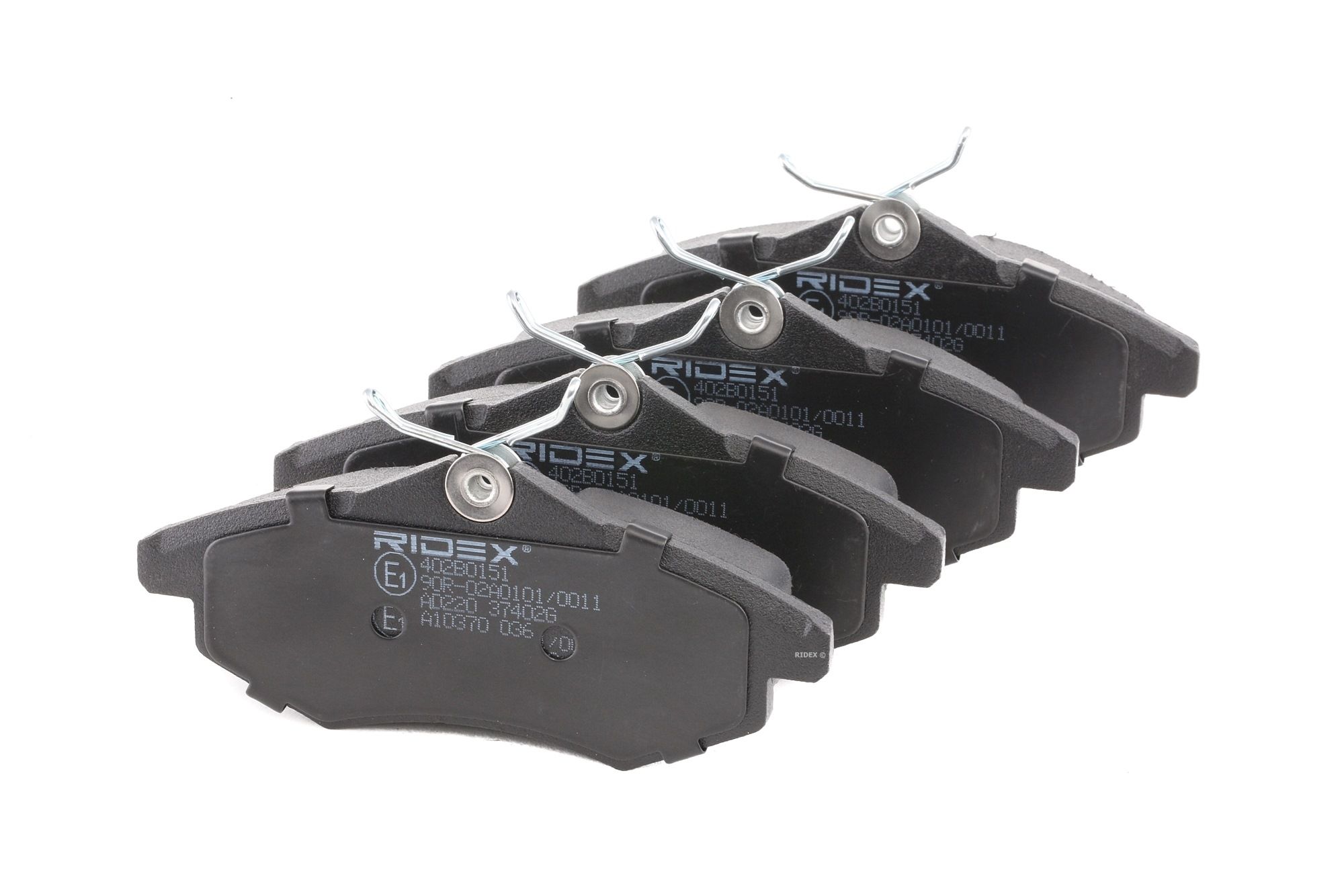 RIDEX Jarrupalat CITROËN 402B0151 1611457180,1617257080,425236 Jarrupalasarja,Jarrupala, Levyjarru 425258,425345,425369,425384,E172285