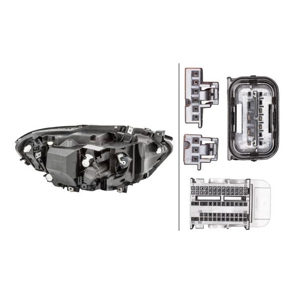 HELLA Ajovaloumpio BMW 1LX 011 929-431 63117414143,7414143 Ajovalot,Etuvalot,Ajovalo