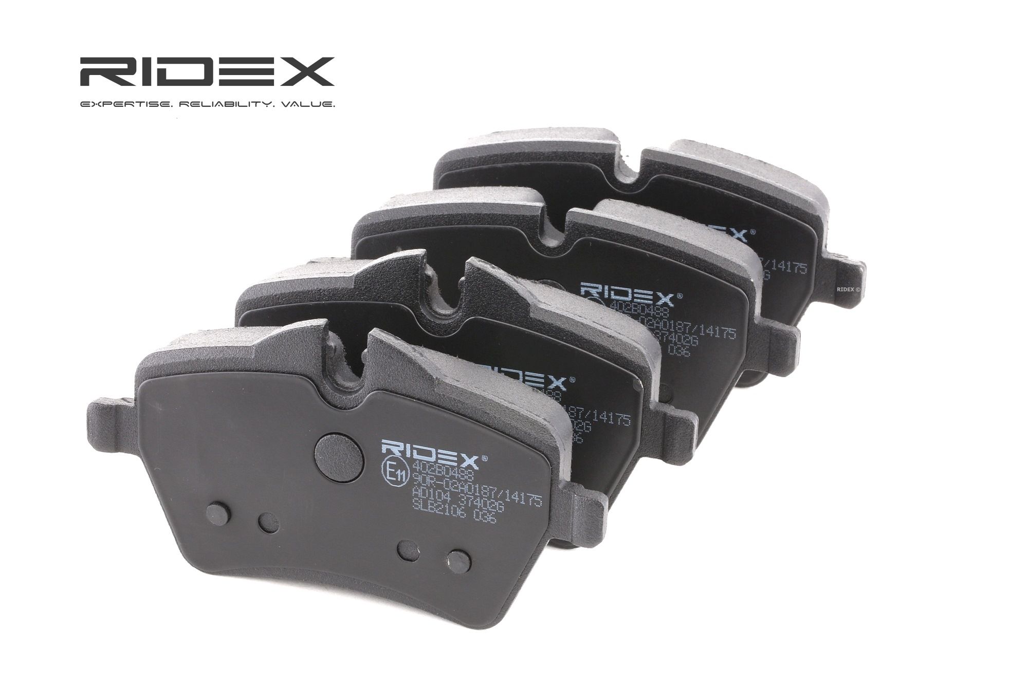 RIDEX Jarrupalat MINI 402B0488 34112289146,34112289147,34112444444 Jarrupalasarja,Jarrupala, Levyjarru 34116770251,34116778320,34116798469,34119804735