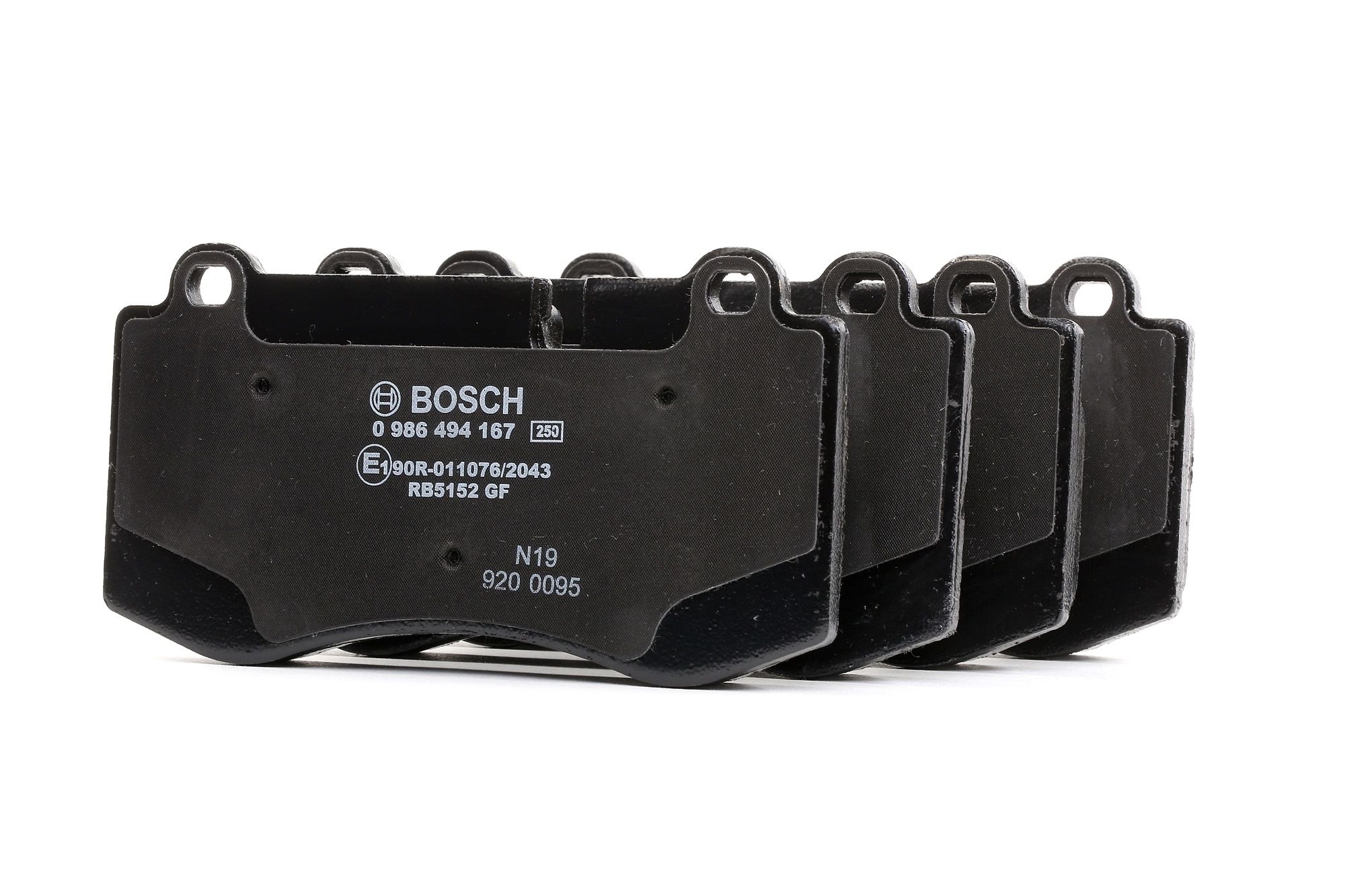 BOSCH Jarrupalat MERCEDES-BENZ 0 986 494 167 0044206220,0044208020,0054207820 Jarrupalasarja,Jarrupala, Levyjarru A0044206220,A0044208020,A0054207820