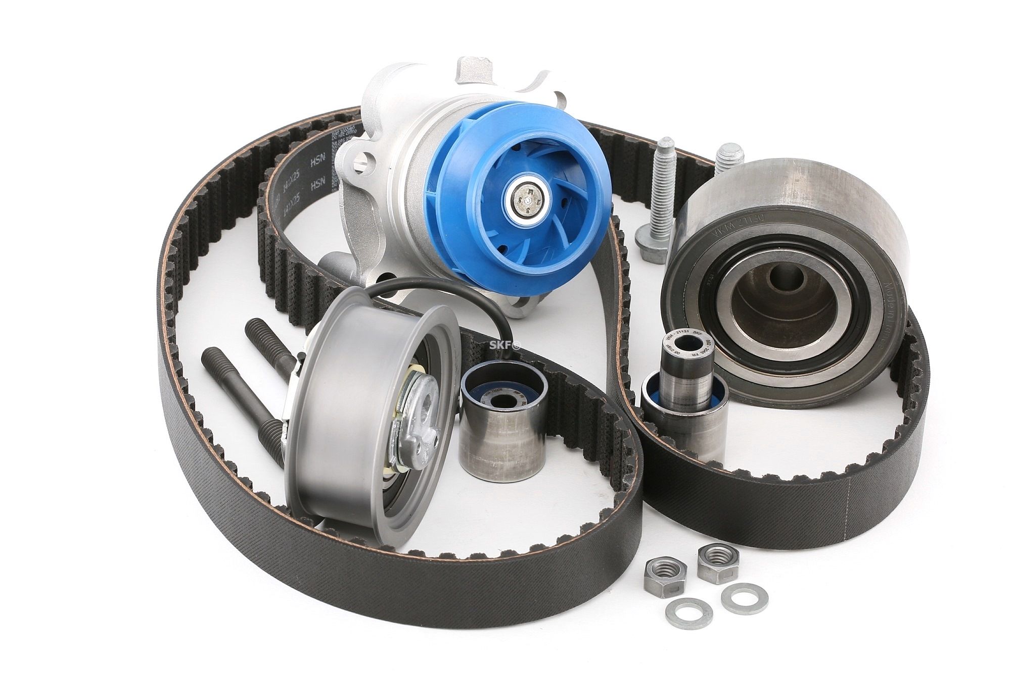 SKF Vesipumppu + Jakohihnasarja VW,AUDI,SKODA VKMC 01251 038109119M,038109119R,038109243 038109243D,038109243F,038109243G,038109243H,038109243N