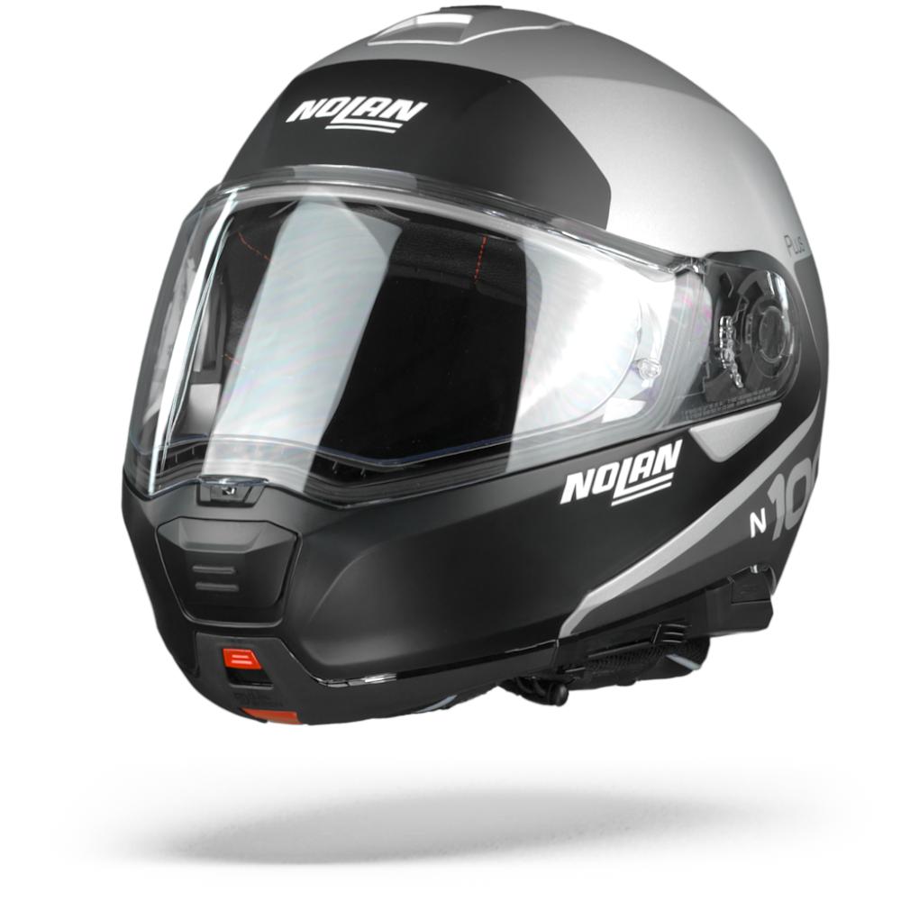 Nolan N100-5 Plus Distinctive 30 Flat Silver Black Blue S
