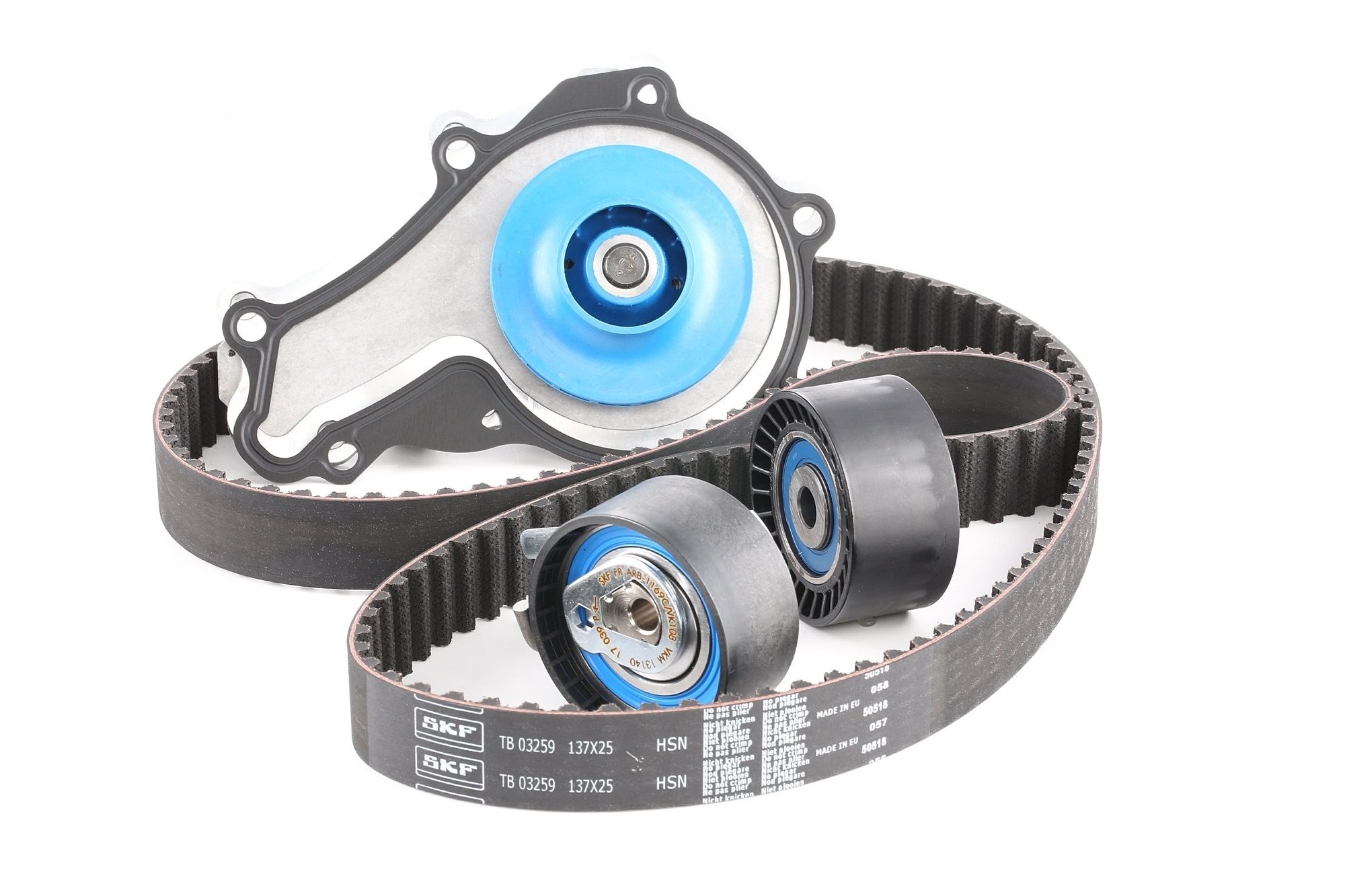 SKF Vesipumppu + Jakohihnasarja FORD,FIAT,PEUGEOT VKMC 03259 71775921,9467615780,0516A3 0516L5,0816G7,0816J6,082988,083048,1201G1,1201G9,1201K8