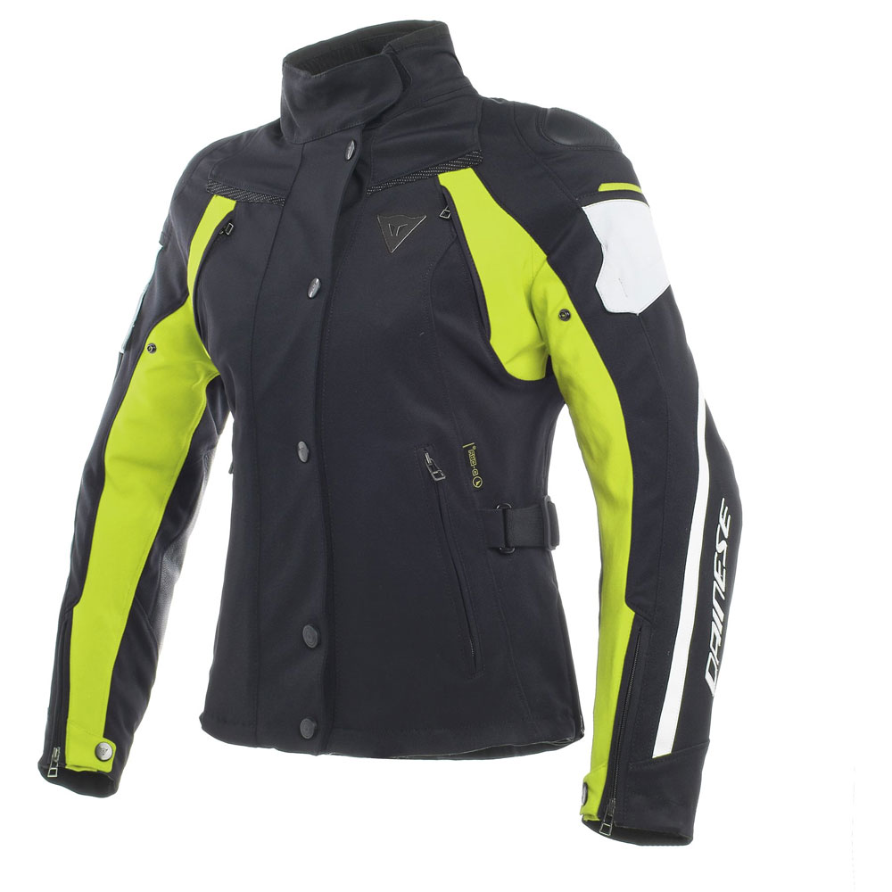 Dainese Rain Master Lady D-Dry Black Gray Fluo Yellow 38