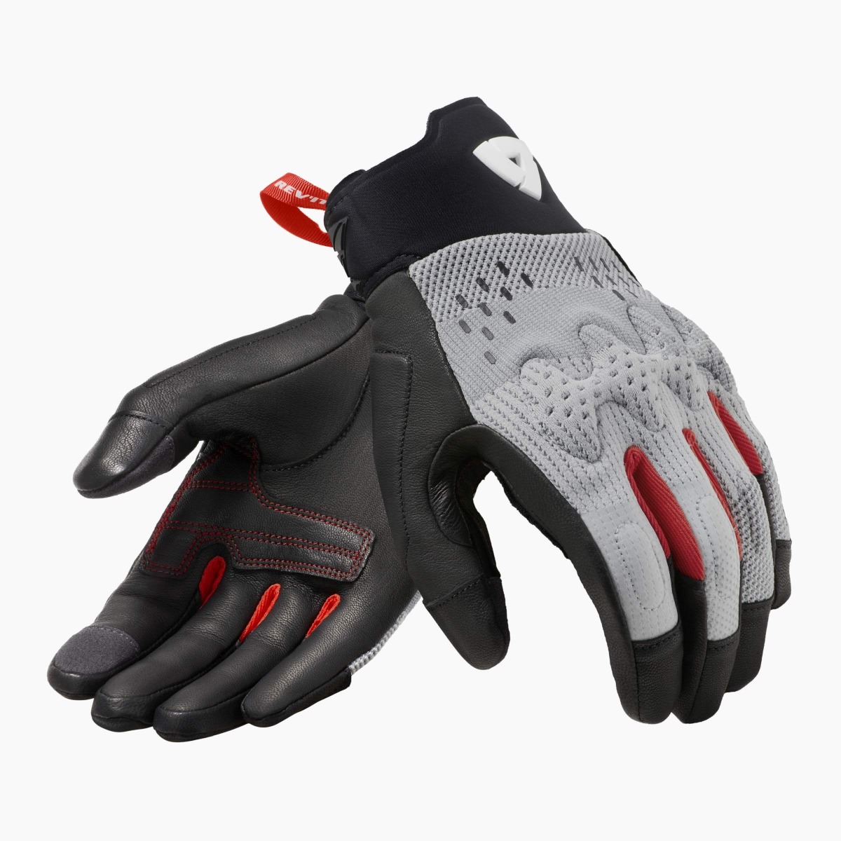 REV'IT! Kinetic Light Gray Black XL