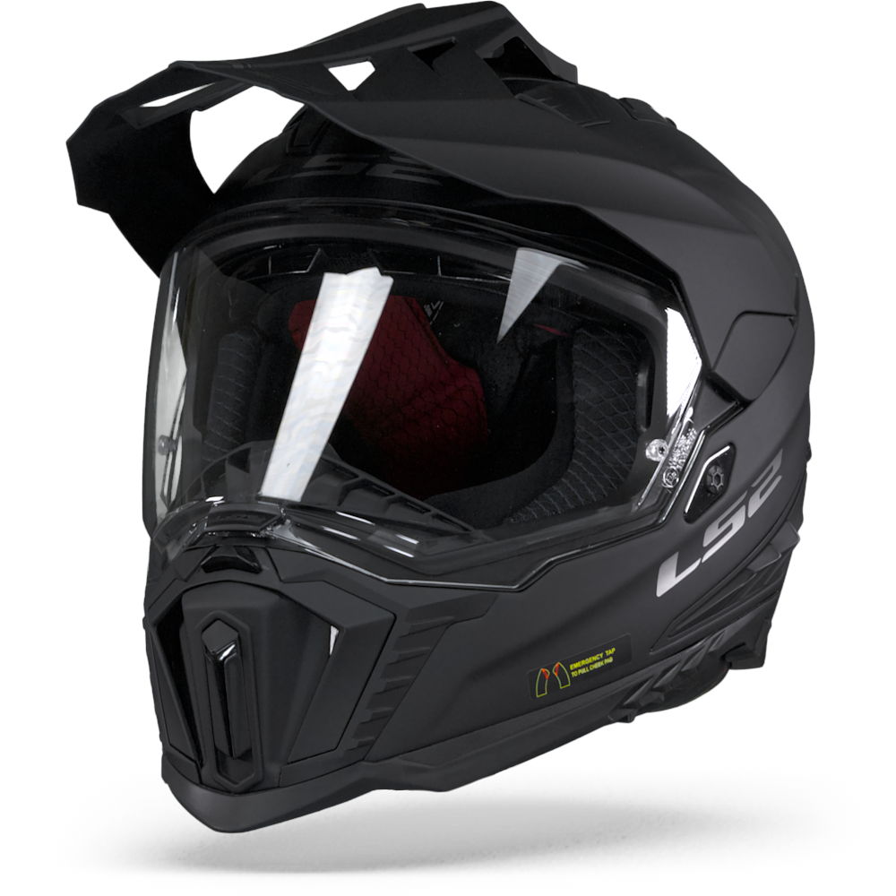 LS2 MX701 Explorer Solid Matt Black M
