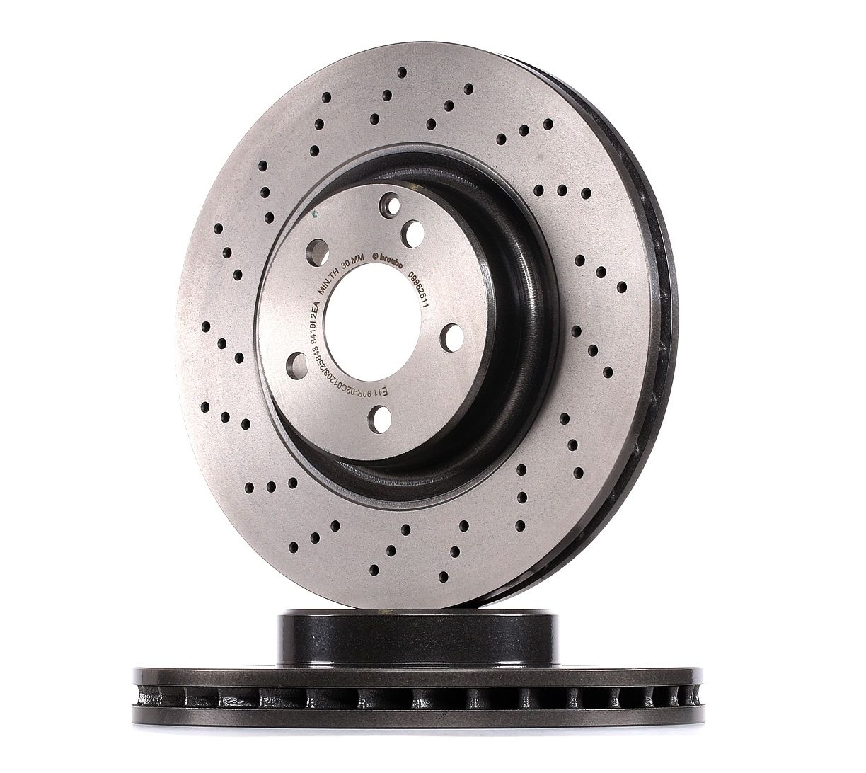 BREMBO Jarrulevyt MERCEDES-BENZ 09.9825.11 2304210512,2304210812,A2304210512 Jarrulevy A2304210812