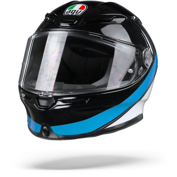AGV K6 Max Vision Minimal Black Pearl White Aqua 2XL