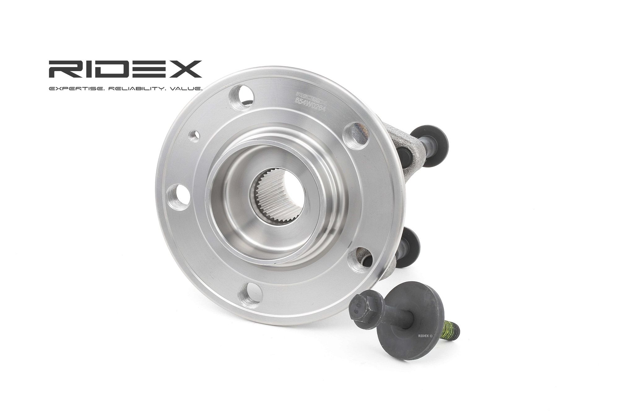 RIDEX Pyöränlaakerit VOLVO 654W0264 30639877,306398770,306398777 Pyöränlaakerisarja 30639899,30666542,30748192,307481920,307481929,31201010,31340689