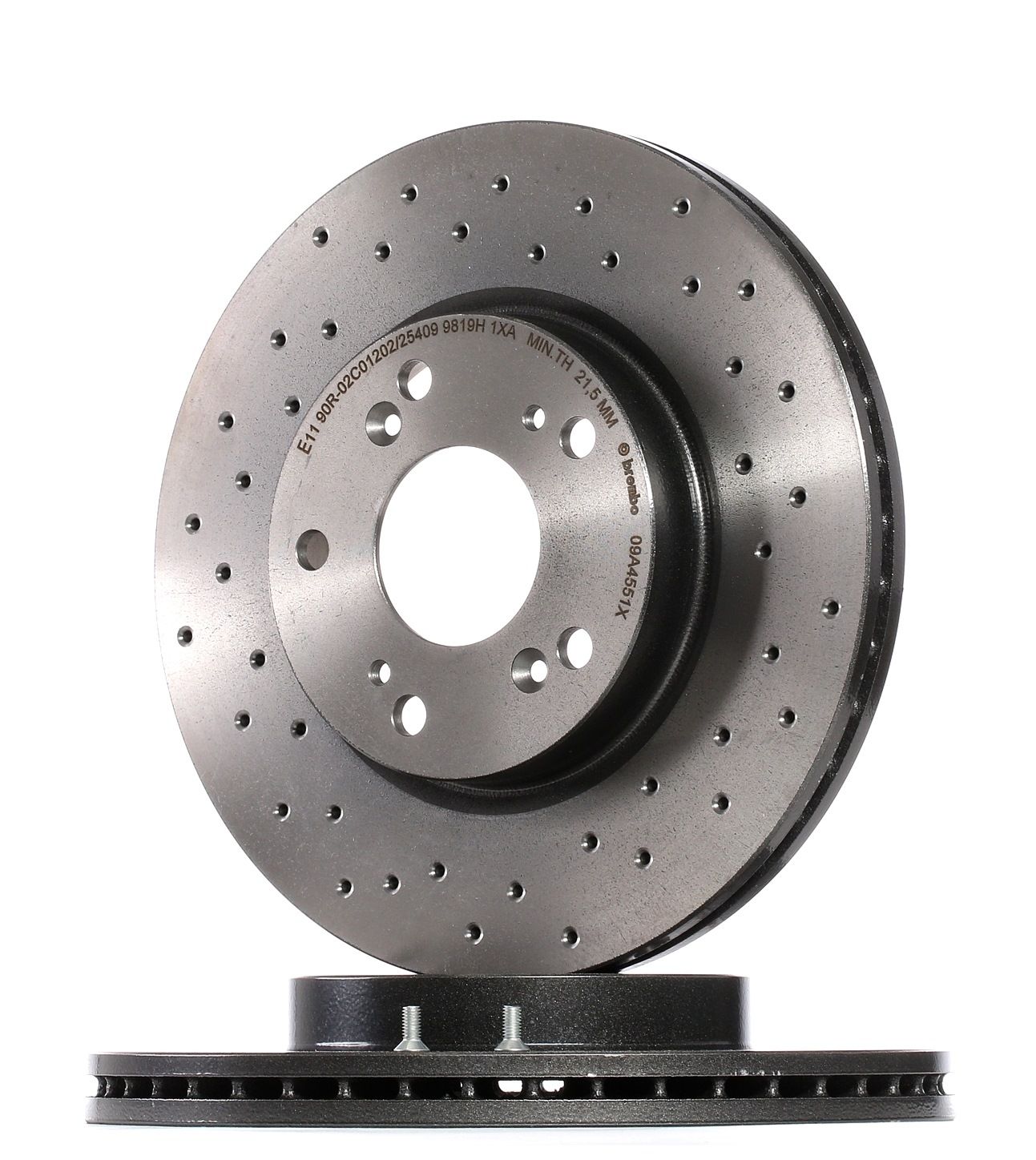 BREMBO Jarrulevyt HONDA 09.A455.1X 45251S7AE10,45251S7AE11,45251SMGE30 Jarrulevy 45251SMGE31,45251SMGG10,45251SMGG11,45251TEAT00